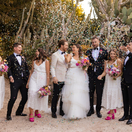 Rainbow|Biodegradable Confetti - Circle (Bag Only) - The Whole Bride