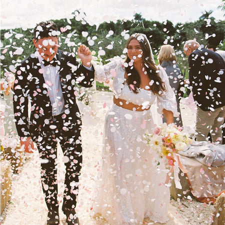 Strawberries and Cream|Biodegradable Confetti - Circle (Bag Only) - The Whole Bride