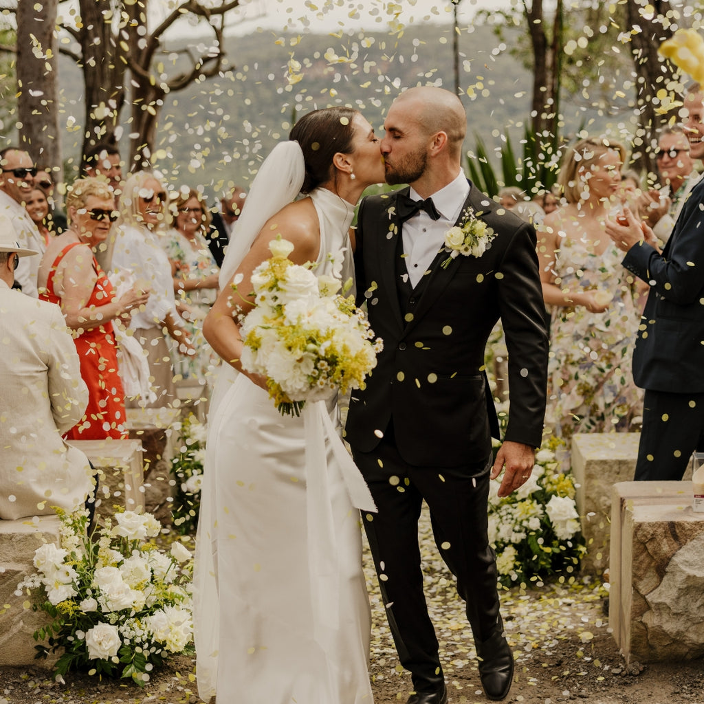 Lemon Sorbet| Biodegradable wedding confetti - eco-friendly wedding confetti - The Whole Bride