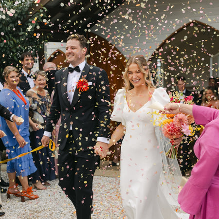 Sunrise|Biodegradable Confetti - Circle (Bag Only) - The Whole Bride