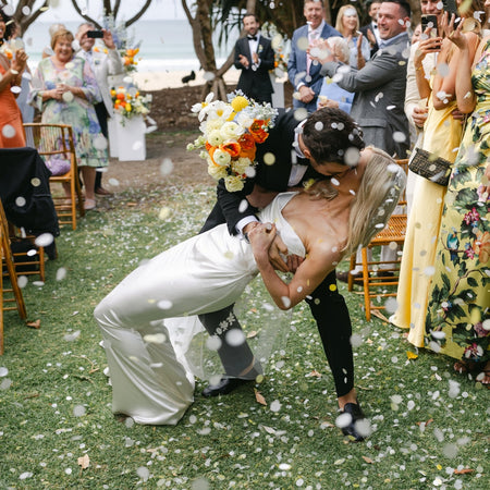 Lemon Sorbet| Biodegradable wedding confetti - eco-friendly wedding confetti - The Whole Bride