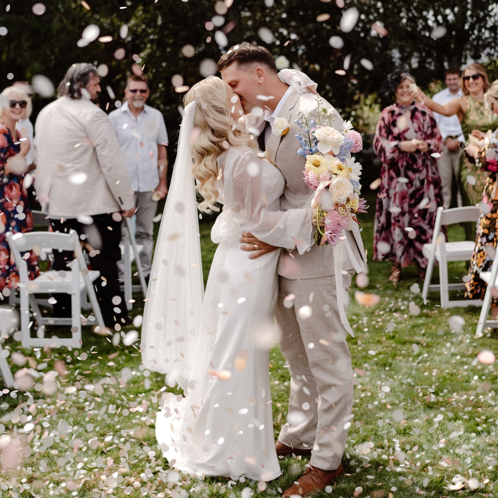 Sherbet|Biodegradable Confetti - Circle (Bag Only) - The Whole Bride
