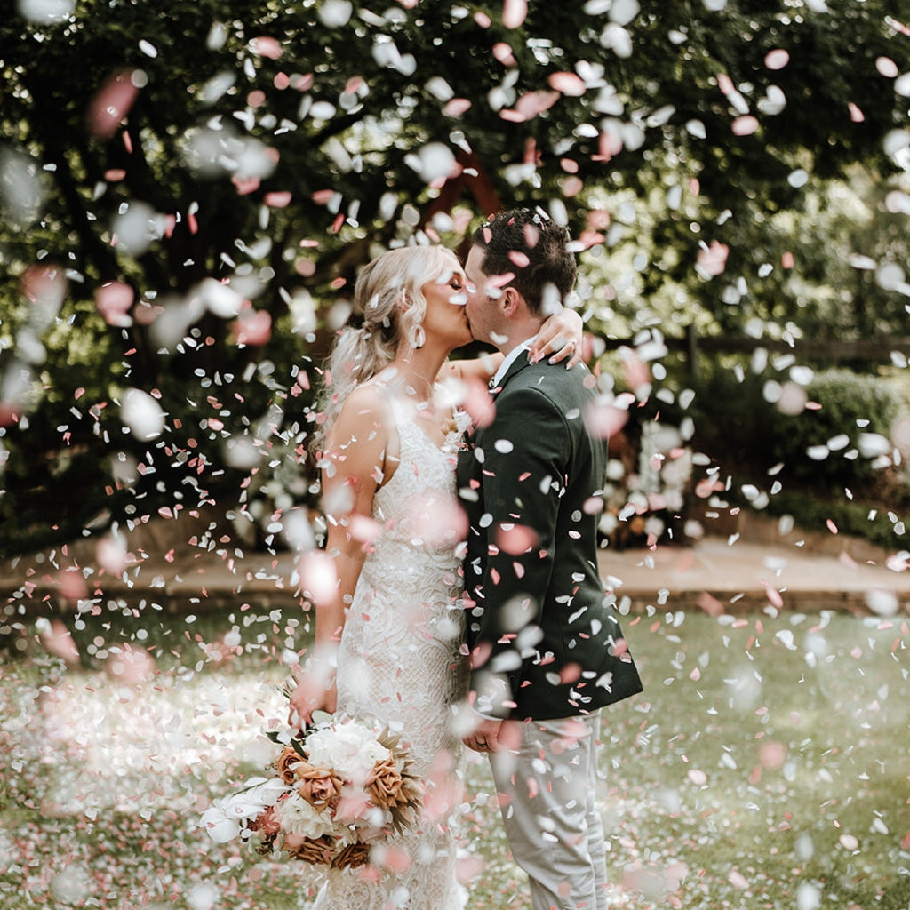 Strawberries and Cream|Biodegradable Confetti - Circle (Bag Only) - The Whole Bride