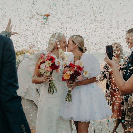 pastel rainbow|The Ultimate Confetti Bundle - Circle (cones, confetti + trays) - The Whole Bride