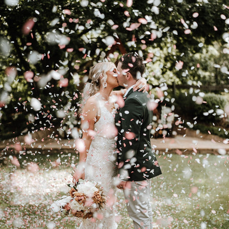 Strawberries and Cream|Biodegradable Confetti - Circle (Bag Only) - The Whole Bride