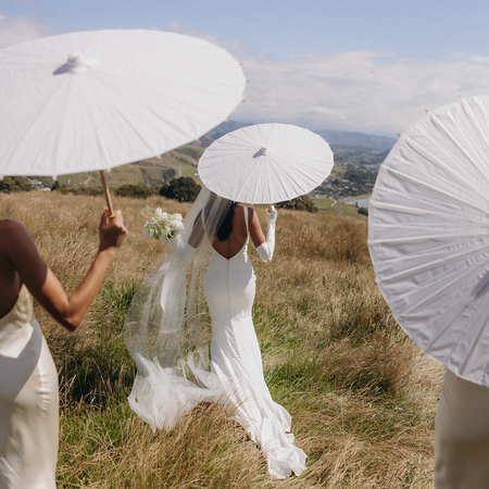 wedding parasol - bridal umbrella - The Whole Bride