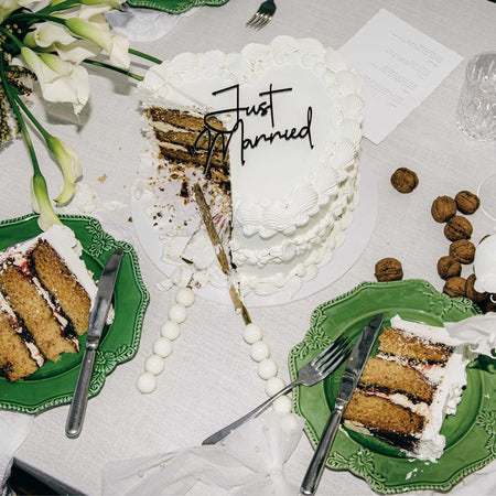Gold|Wedding Cake Knife + Server - The Whole Bride