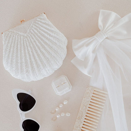 Classic Bow Veil | Wedding Veil with Bow - The Whole Bride