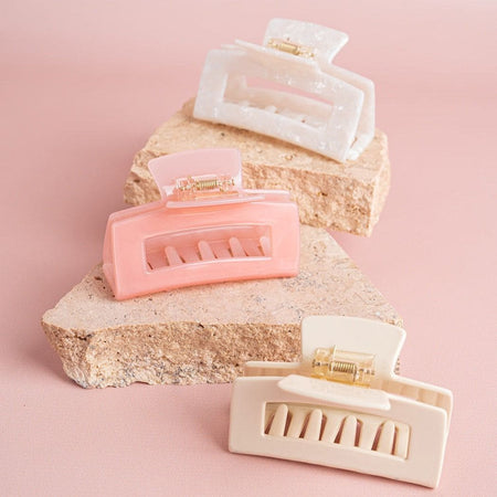 hair claw clips - The Whole Bride