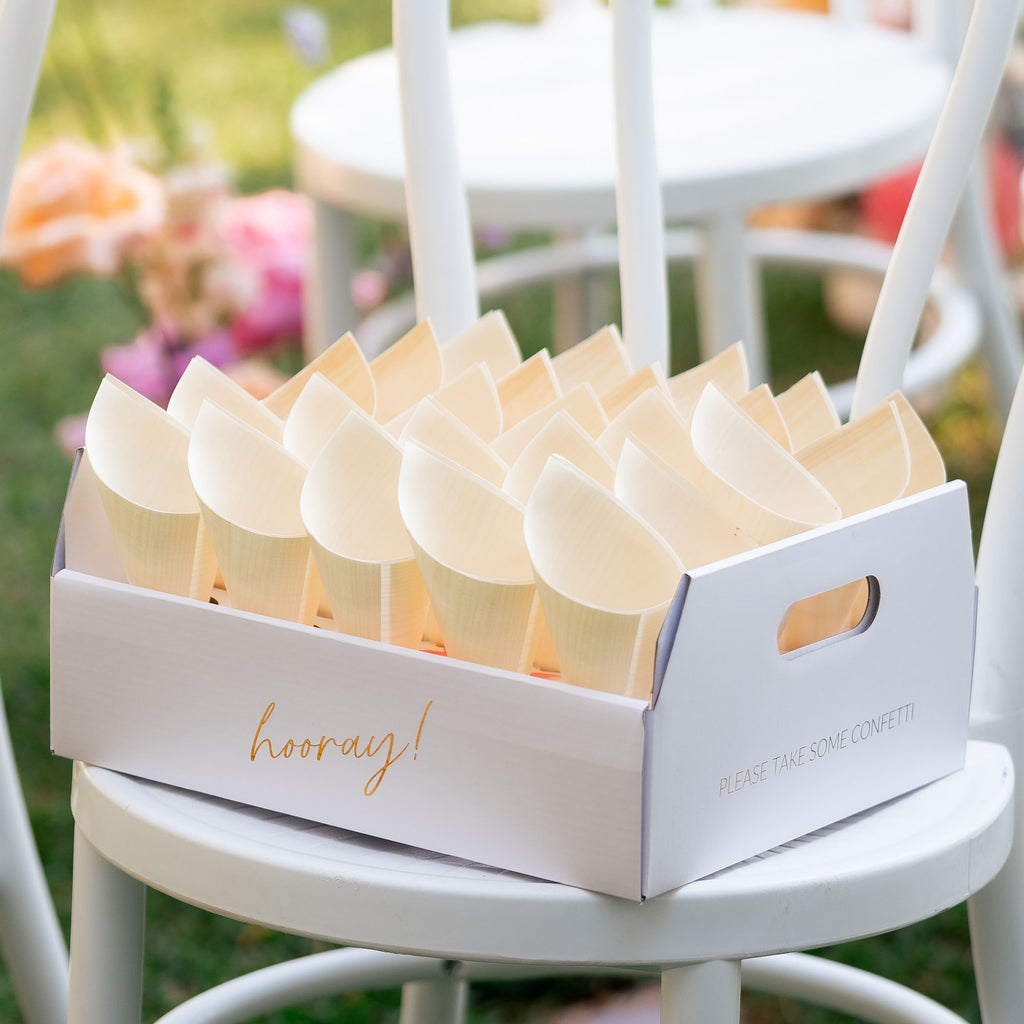 lilac|The Ultimate Confetti Bundle - Circle (cones, confetti + trays) - The Whole Bride