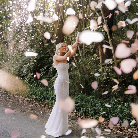 Sherbet| Wedding Confetti Cannon - The Whole Bride
