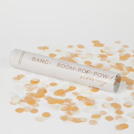 peaches and cream| Wedding Confetti Cannon - The Whole Bride