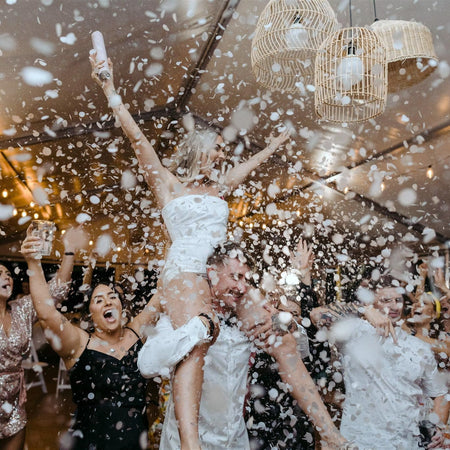 white|Confetti Cannon - The Whole Bride