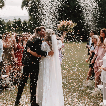 Peaches and Cream| Wedding Confetti Cannon - The Whole Bride