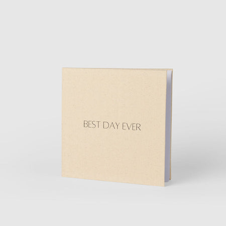 Best Day Ever| Linen Wedding Guest Books | Custom Linen Guest Book