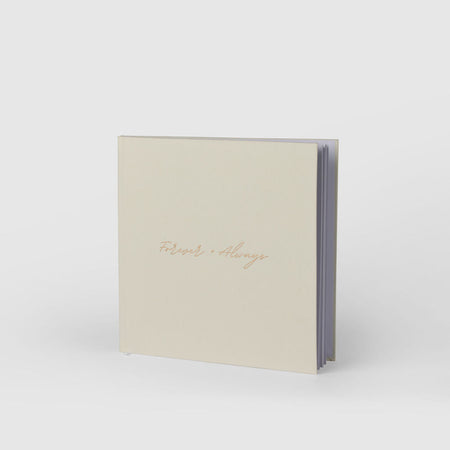 Forever and always| Linen Wedding Guest Books | Custom Linen Guest Book
