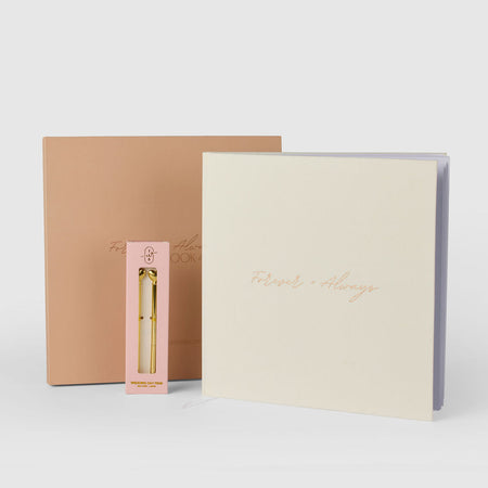 linen wedding guest book - custom linen guest book