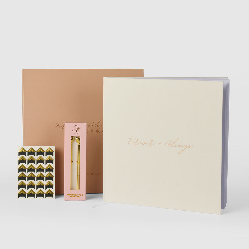 linen wedding guest book - custom linen guest book