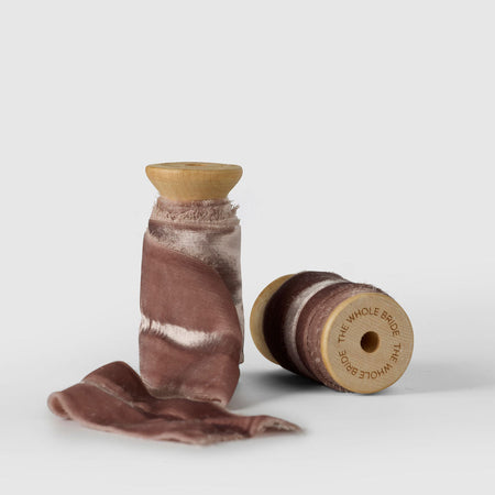 lavender|Velvet Bouquet Ribbon - The Whole Bride