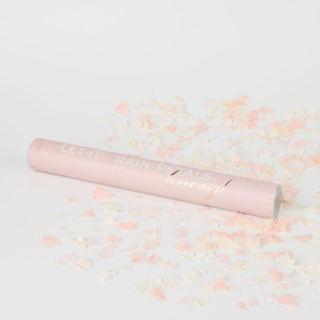 strawberries and cream|Hydrangea Petal Cannon - The Whole Bride