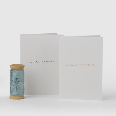 Alpine|Vow Cards (Set of 2) - The Whole Bride