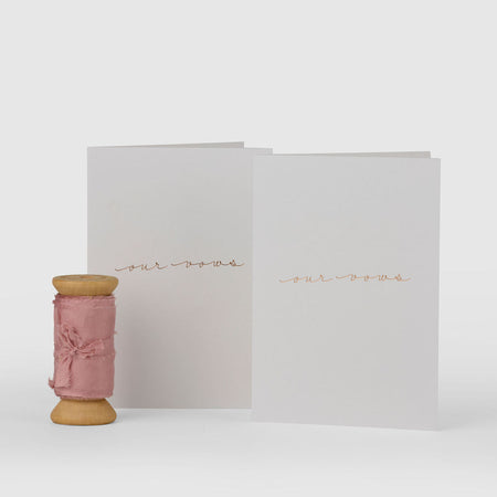 Fairy Floss|Vow Cards (Set of 2) - The Whole Bride