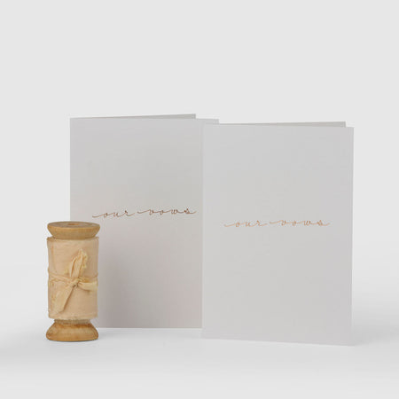 Butter|Vow Cards (Set of 2) - The Whole Bride