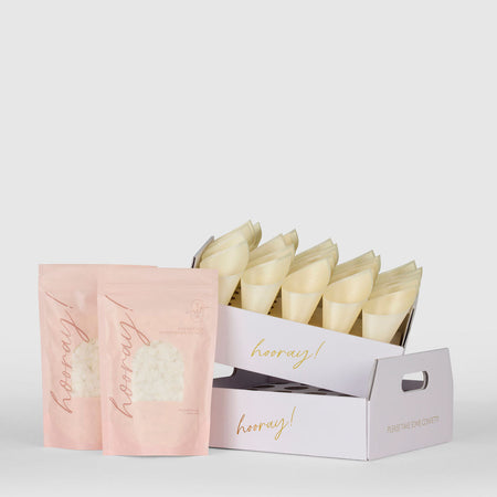 White|The Ultimate Hydrangea Petal Bundle (petals, cones, cone trays) - The Whole Bride