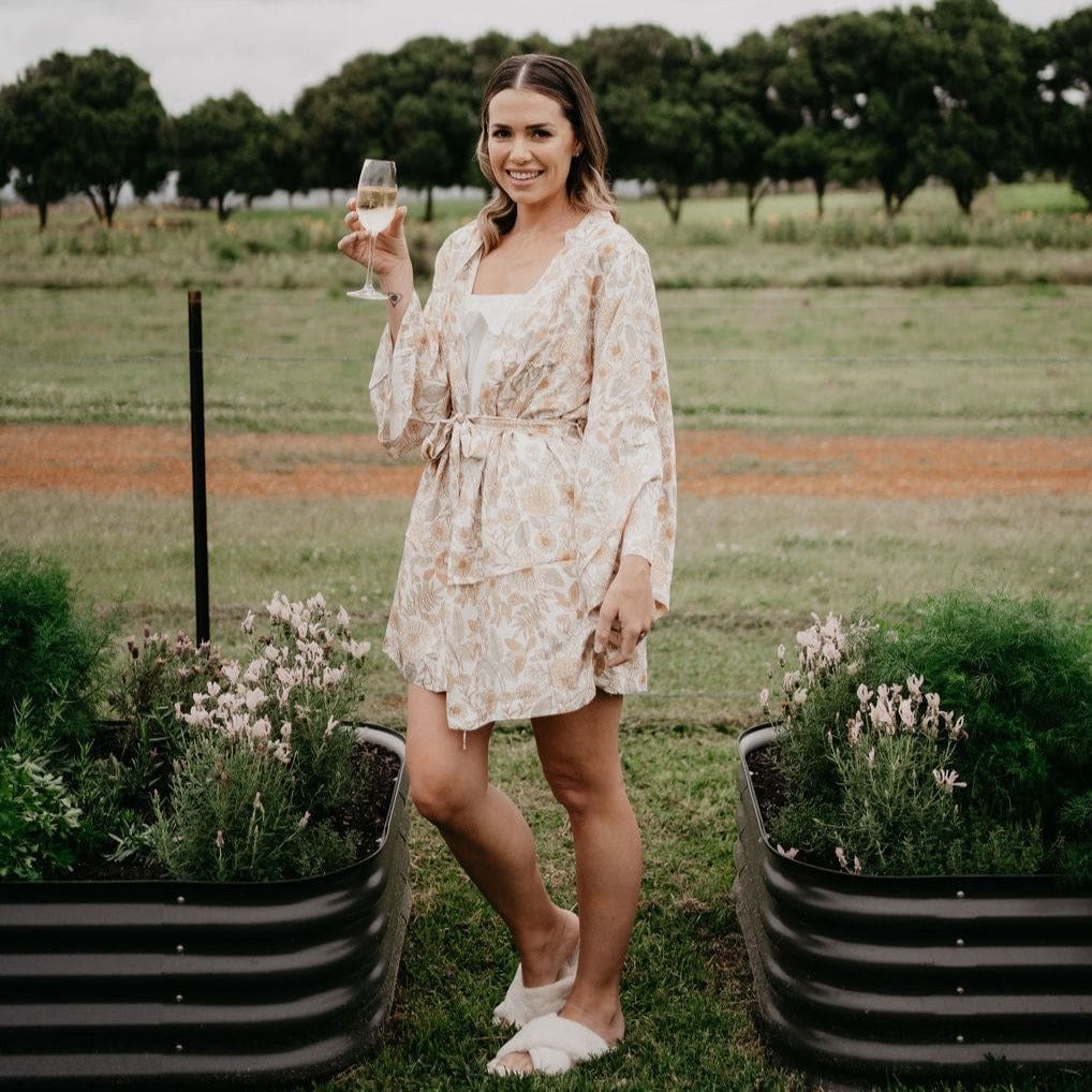nude|Fluffy Slippers - The Whole Bride