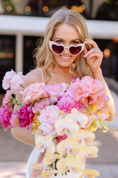 Wedding Accessories  - Gemstones for Heart Sunglasses - The Whole Bride