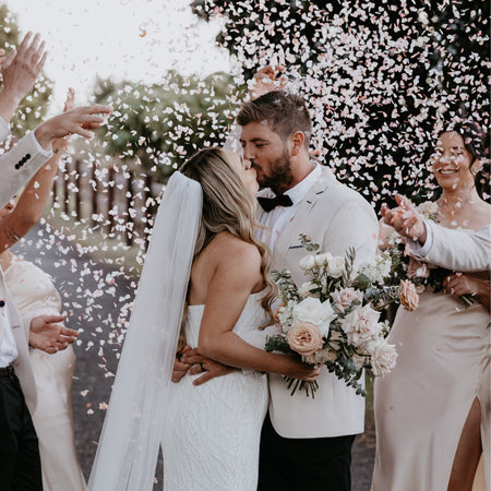 Strawberries and Cream Heart|The Confetti Bundle - Heart (Confetti + Cones) - The Whole Bride