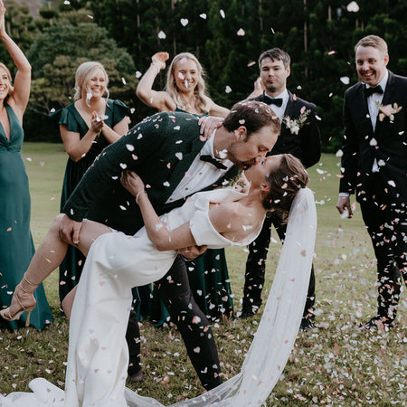 Strawberries and Cream Heart|The Confetti Bundle - Heart (Confetti + Cones) - The Whole Bride