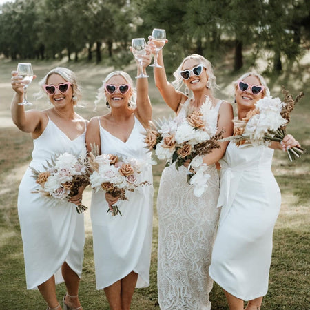Pink|Heart Sunglasses - The Whole Bride