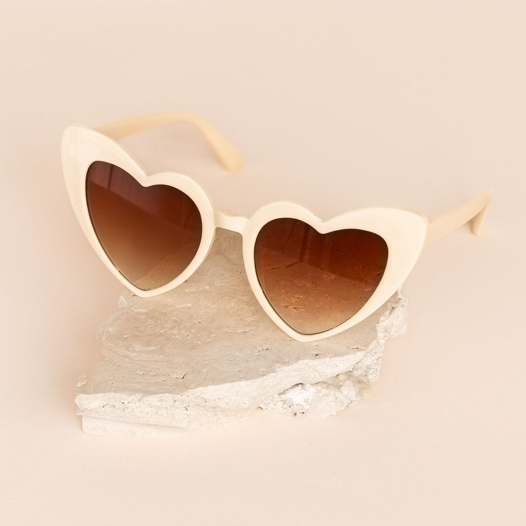 nude|Heart Sunglasses - The Whole Bride