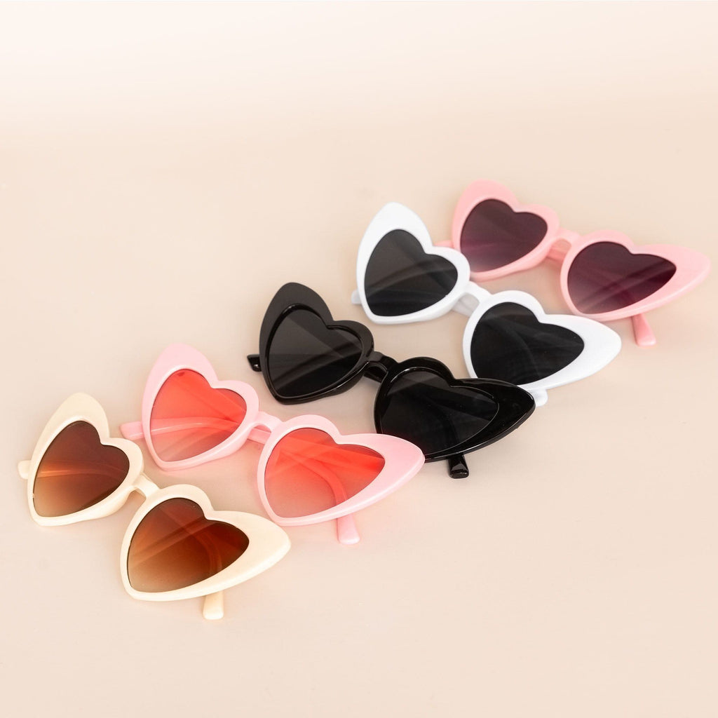 pink|Heart Sunglasses - The Whole Bride
