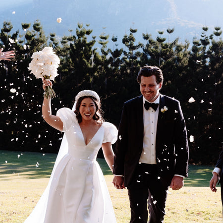 Hydrangea Flower Petal Confetti | The Whole Bride