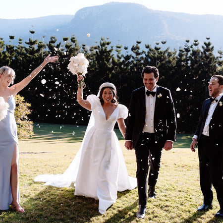 Hydrangea Flower Petal Confetti | The Whole Bride