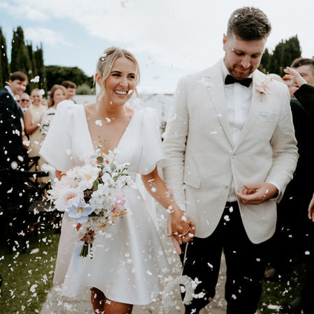 Strawberries and Cream|The Ultimate Hydrangea Petal Bundle (petals, cones, cone trays) - The Whole Bride