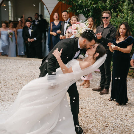 Hydrangea Flower Petal Confetti | The Whole Bride