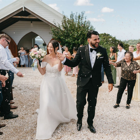 Hydrangea Flower Petal Confetti | The Whole Bride