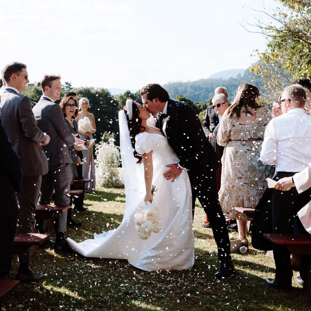 Hydrangea Flower Petal Confetti | The Whole Bride