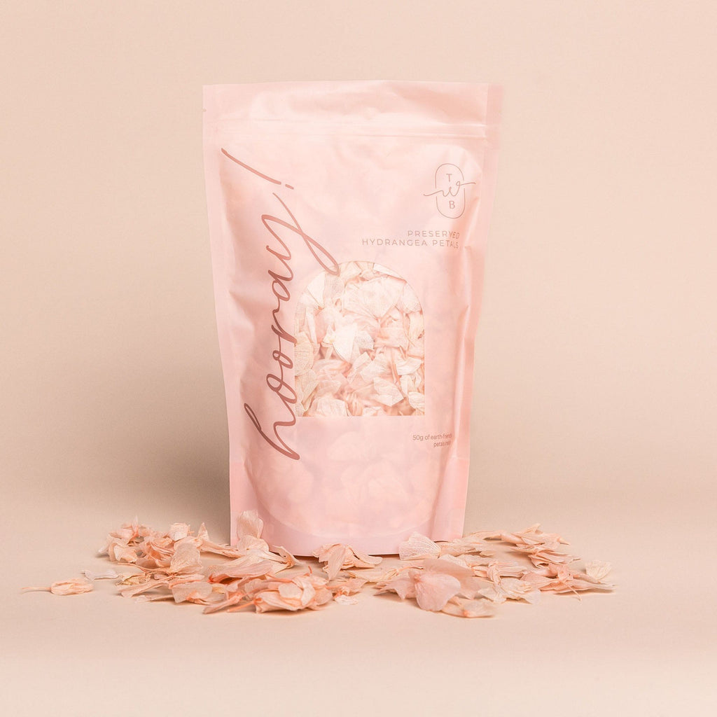 pink|Hydrangea Petals (bag only) - The Whole Bride