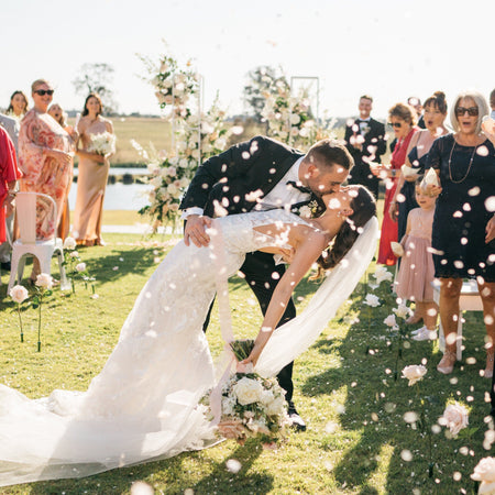 Sherbet|Hydrangea Petal Bundles (petals + cones) - The Whole Bride