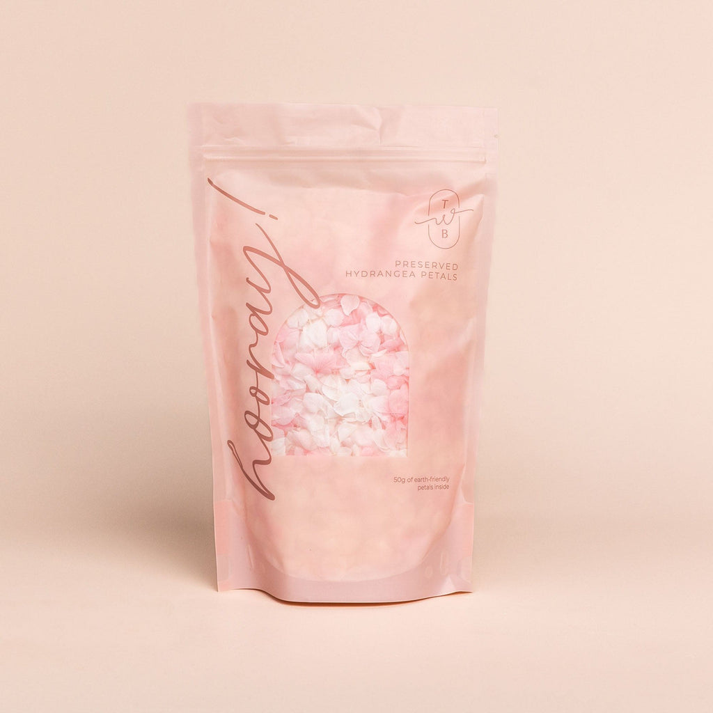strawberries and cream|Hydrangea Petals (bag only) - The Whole Bride
