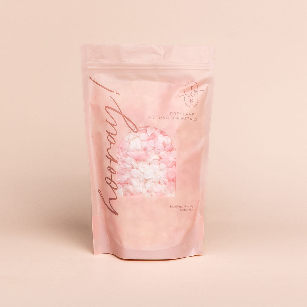 strawberries and cream|Hydrangea Petals (bag only) - The Whole Bride