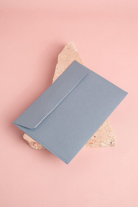 Slate Blue|Linen Card - Love you dad - The Whole Bride