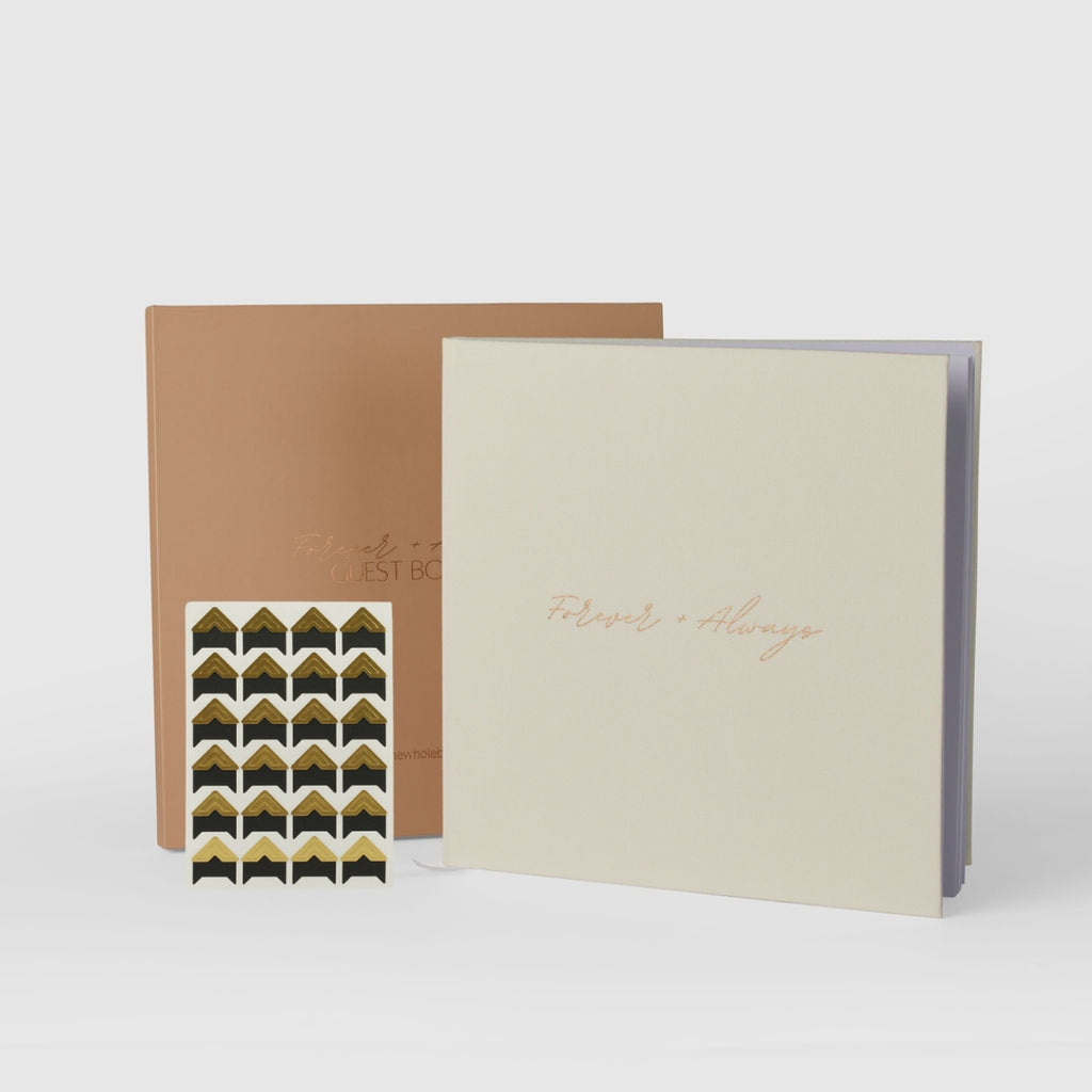 Linen Wedding Guest Books | Custom Linen Guest Book