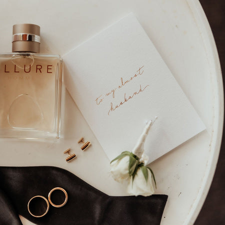 No envelope|Linen Card - To my almost husband - The Whole Bride