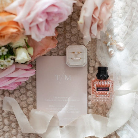 Cloud|Luxe Velvet Wedding Ring Box - The Whole Bride