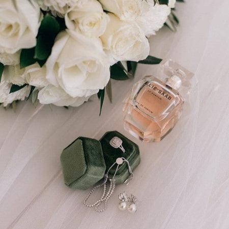 Luxe Velvet Wedding Ring Box - The Whole Bride